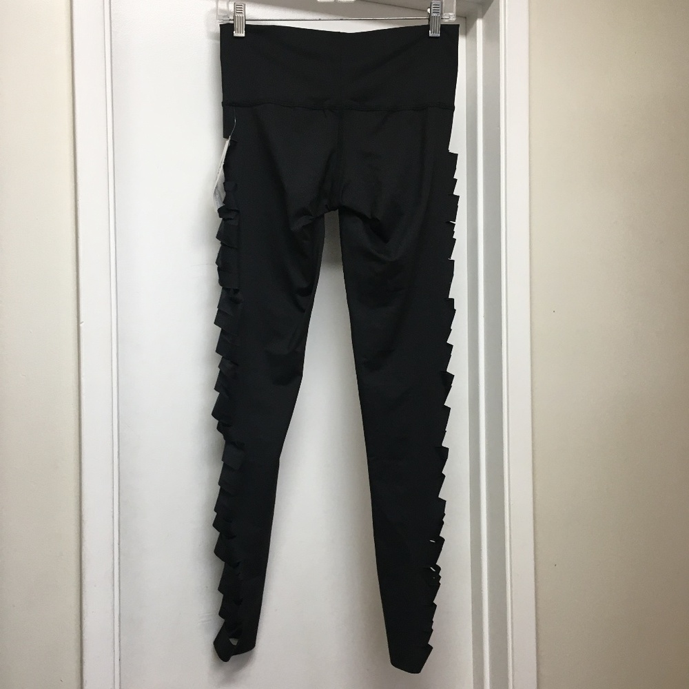 NWT Teeki Jimi Laser Cut Out Hot Pants Leggings - Picture 10 of 11